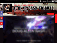 Tablet Screenshot of johnnycashtributeamericanicon.com